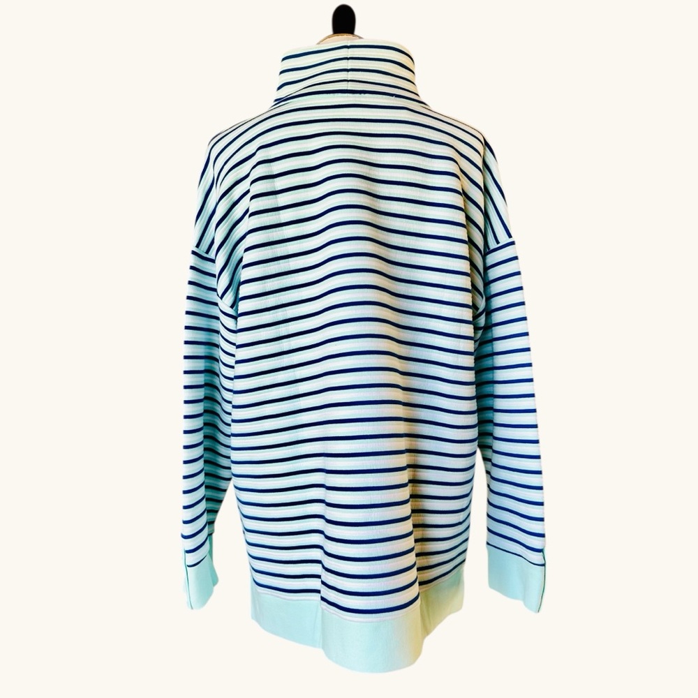 NWT  Talbots TEXTURED FUNNEL NECK PULLOVER SZ XL - Picture 4 of 8